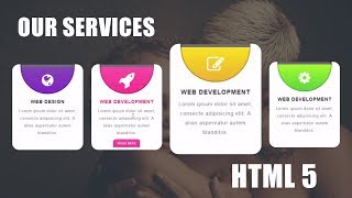 Our services section  website design  Html 5 css 3 only [upl. by Nnaarat]