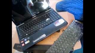 Toshiba Keyboard Replacement  Satellite Laptop [upl. by Effie]