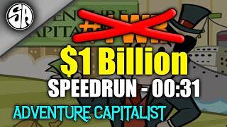 Adventure Capitalist 1 Billion Speedrun  31 Seconds [upl. by Ahsinar808]