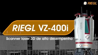 VZ400i Portuguese O RIEGL VZ400i High Performance Terrestrial Laser Scanner [upl. by Bertero379]