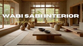 Wabi Sabi Interior Design Transform Your Home with Timeless Simplicity [upl. by Latreece]