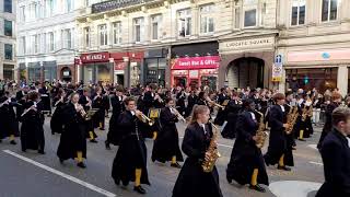 Christs Hospital School Band Lord Mayors Show 2022 [upl. by Bunny]