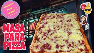 Como Hacer masa para pizza casera  italiana [upl. by Pavlov354]