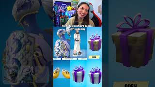 Unboxing Fortnite Valentines Season Gifts [upl. by Gasper]