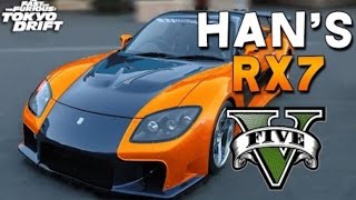 Gta V  Hans Mazda RX7 Tokyo Drift Tutorial [upl. by Catherin979]