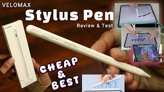 Stylus Pen for iPad VELOMAX  Palm Rejection  Tilt Sensitivity  Magnetic Adsorption Fast Charging [upl. by Aidnama476]