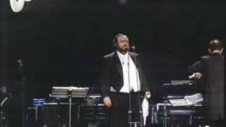 Luciano Pavarotti  e lucevan le stelle  1990  Milano  FIFA concert [upl. by Vita844]