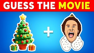 Guess The MOVIE By Emoji 🎬🎅 101 Movie Quiz 🍿🎄 [upl. by Bissell]