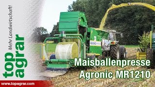 Maisballenpresse MR1210 MultiBaler von Agronic [upl. by Airakaz]