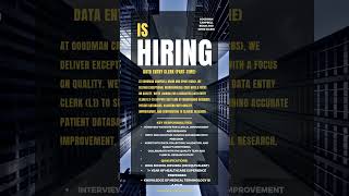 PartTime Data Entry Clerk Goodman Campbell Brain and Spine is hiring a PartTime Data Entry Clerk [upl. by Recneps686]