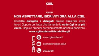 Iscriviti alla Cgil lunità è la vera forza intelligenza sindacale [upl. by Ellenaj]