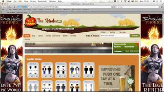 Minecraft How to upload a skin to the Skindex [upl. by Andryc623]