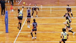 【近畿総合2023】関西大vs東レアローズ 第2セット ＜女子バレーボール＞ [upl. by Nodnil]