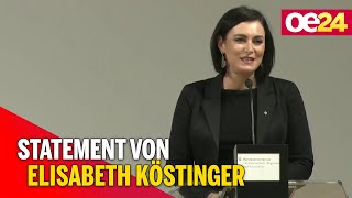 Grundwehr und Zivildienst Statement von Elisabeth Köstinger [upl. by Thorlie]