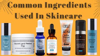 Common Skincare IngredientsExplained [upl. by Juliane]