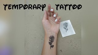 TEMPORARY TATTOO DIY HOW TO MAKE A TEMPORARY TATTOO [upl. by Easter]