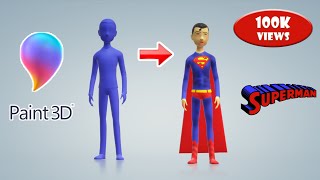 How to Draw  in computer Paint 3D tutorial  Paint 3D  paint in computer  scenery drawing [upl. by Sims281]