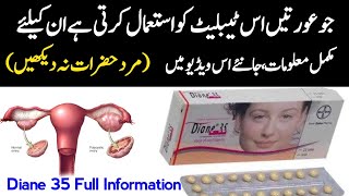 Must Watch This Video Before Using Diane 35 Tablet  Diane 35 Tablet Uses In UrduHindi  Dr YK [upl. by Sidonie52]