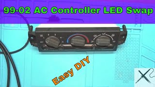 9902 Silverado LED Upgrade to the AC Controller Climate Control HVAC Switch [upl. by Egiap]