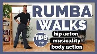 RUMBA WALKS TECHNIQUE TUTORIAL [upl. by Karlyn954]