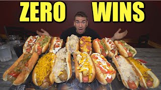 UNDEFEATED 10LB HOT DOG CHALLENGE  Craves GLIZZY GOBBLER Loaded Hotdog Challenge [upl. by Lisabeth974]