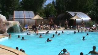 Camping ParisRoussillon coup anim à la piscine [upl. by Sapienza756]