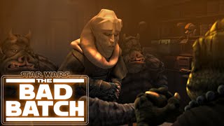 ALL Bib Fortuna Scenes 4K ULTRA HD  Star Wars The Bad Batch Season 1 Episode 5 quotRampagequot [upl. by Ahsaetan543]