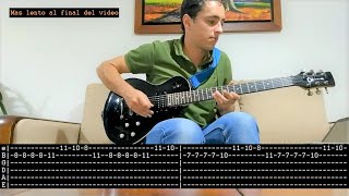 Rodolfo Aicardi Adonay Guitarra Tutorial cover Tab [upl. by Otreblig]