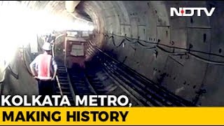 How Kolkata Is Building Tunnel Under Water For 60Second Metro Ride [upl. by Leik398]