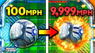 Rocket League but the FIELD SPEEDS UP THE BALL [upl. by Yeffej]