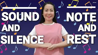 MUSIC 2  QUARTER 1 WEEK 1  MELCBASED  SOUND AND SILENCE USING NOTES AND RESTS [upl. by Aisyle831]