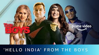 Hello India from The Boys  The Boys S2  Karl Urban Jack Quaid Antony Starr Amazon Prime Video [upl. by Odell]