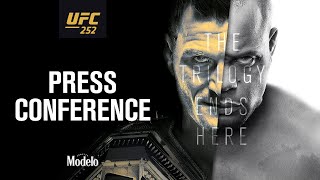 UFC 252 Press Conference [upl. by Adelle]