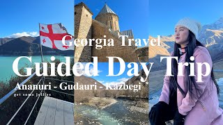 GEORGIA TRAVEL VLOG 🇬🇪 from tbilisi  day trip to ananuri gudauri and kazbegi  get some jollies [upl. by Georgeanne]