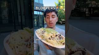 Chipotle Order Bloopers 🤦🏽‍♂️😭 chipotle [upl. by Ueik]