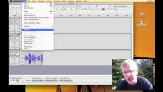 Audacity Tutorial How to Save Audacity Project Fix a File that Will Not Open [upl. by Yemarej]