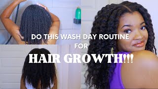 Do This Wash Day for HAIR GROWTH  SUPER DETAILED  ft A Naturale Rose [upl. by Burgess]