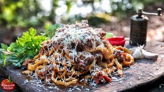 Best Bolognese Ever  Cooking in the Forest [upl. by Mettah]