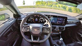 2024 Ford Mustang Dark Horse Manual  POV First Impressions [upl. by Cece893]