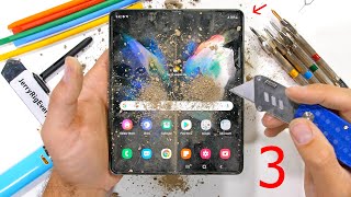 Is the Galaxy Fold 3 really 80 Stronger  Durability Test [upl. by Auguste]