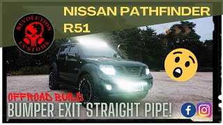 Nissan Pathfinder R51 Offroad Build Widebody Side Exhaust Nudge Light Bars Hydrodip Android 33s Etc [upl. by Elfstan900]