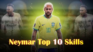 Neymar Top 10 Skills and Tricks 2024  A Masterclass in Football [upl. by Forsyth43]