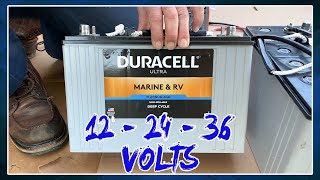 BOAT BATTERY WIRING  TROLLING MOTOR  HOW TO [upl. by Antsirhc]