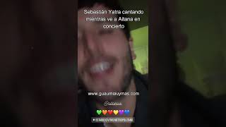 Sebastián Yatra cantando la canción de AITANA viéndola en directo en concierto en Madrid Yatra [upl. by Seabury]