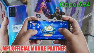 New Oppo A94  Gaming Phone Daw  Gametest Mobile Legends [upl. by Niven]