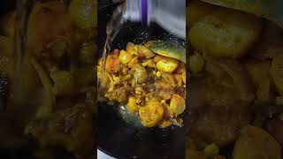 chicken recipe potato chickencurry food youtubeshorts video music assam [upl. by Aiehtela]