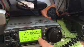 icom 706mkiiG power test [upl. by Damita661]