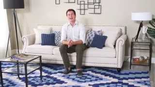 Baxton Studio McKenna Linen Modern Sofa  Beige  Product Review Video [upl. by Notecnirp]