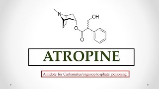 Atropine uses antidote effects mechanism indications and ADRs ☠ [upl. by Moll]