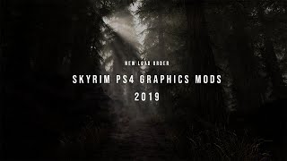 SKYRIM PS4 graphics mods  load order [upl. by Anelys]